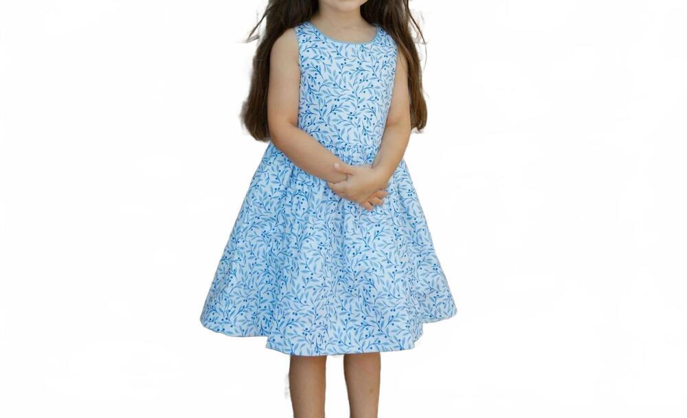 NEW BAILEY BOYS summer breeze floral dress in blue